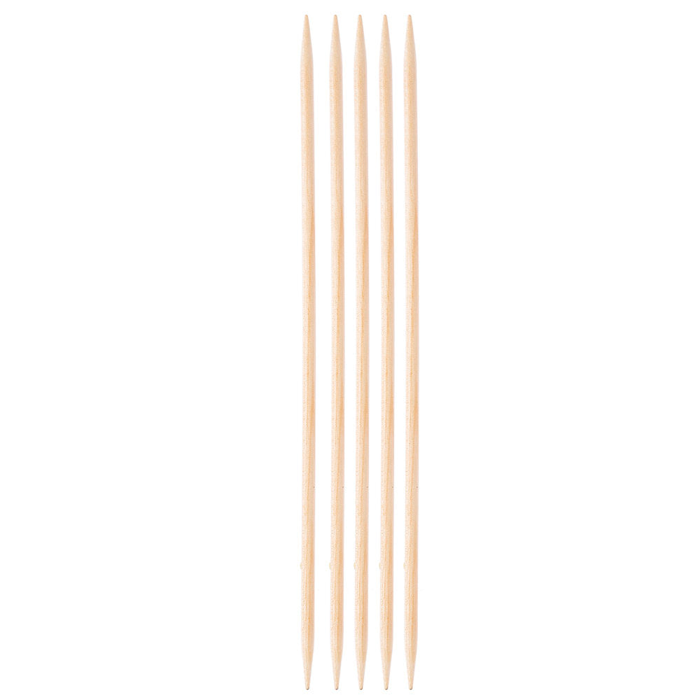 KnitPro Basix Birch Huş Ağacı 4mm 20cm Çorap Şişi - 35117