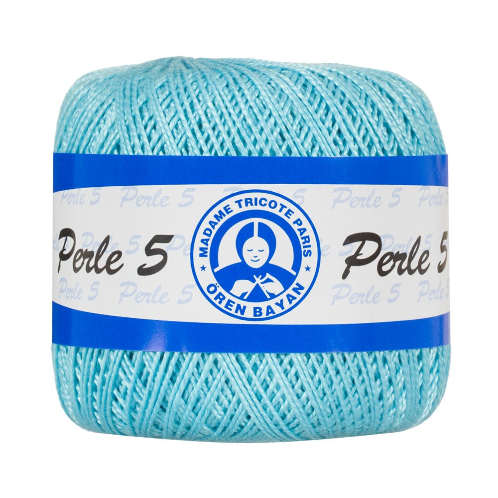 Örenbayan 5/2 Perle 5 Mavi Dantel İpliği - 5353 - 359