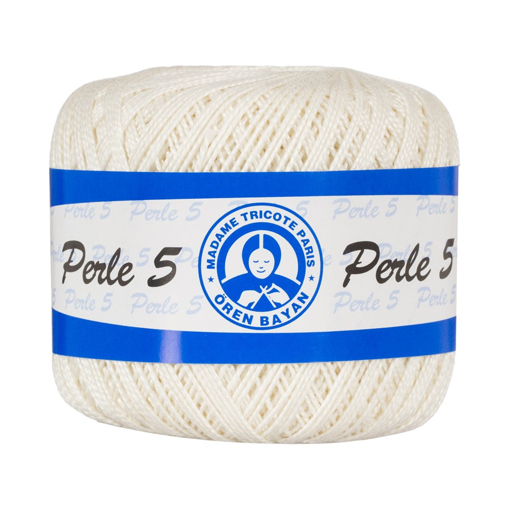 Örenbayan 5/2 Perle No: 5 Beyaz Dantel İpliği - 6282 - 359