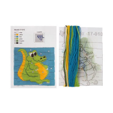 Duftin 15x15 cm Timsah Desenli Uzun İşleme Nakış Kiti