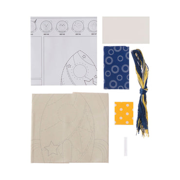 Duftin Make it 27x32 cm Roket Yastık Zincir İşi Nakış Kiti - 585143