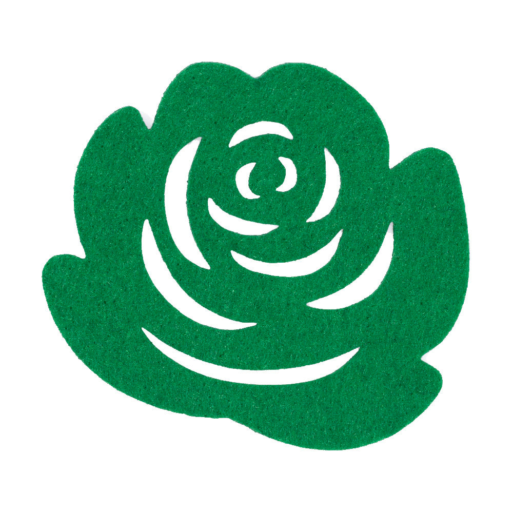 La Mia 10'lu Fıstık Yeşili Gül Bardak Altlığı - M56