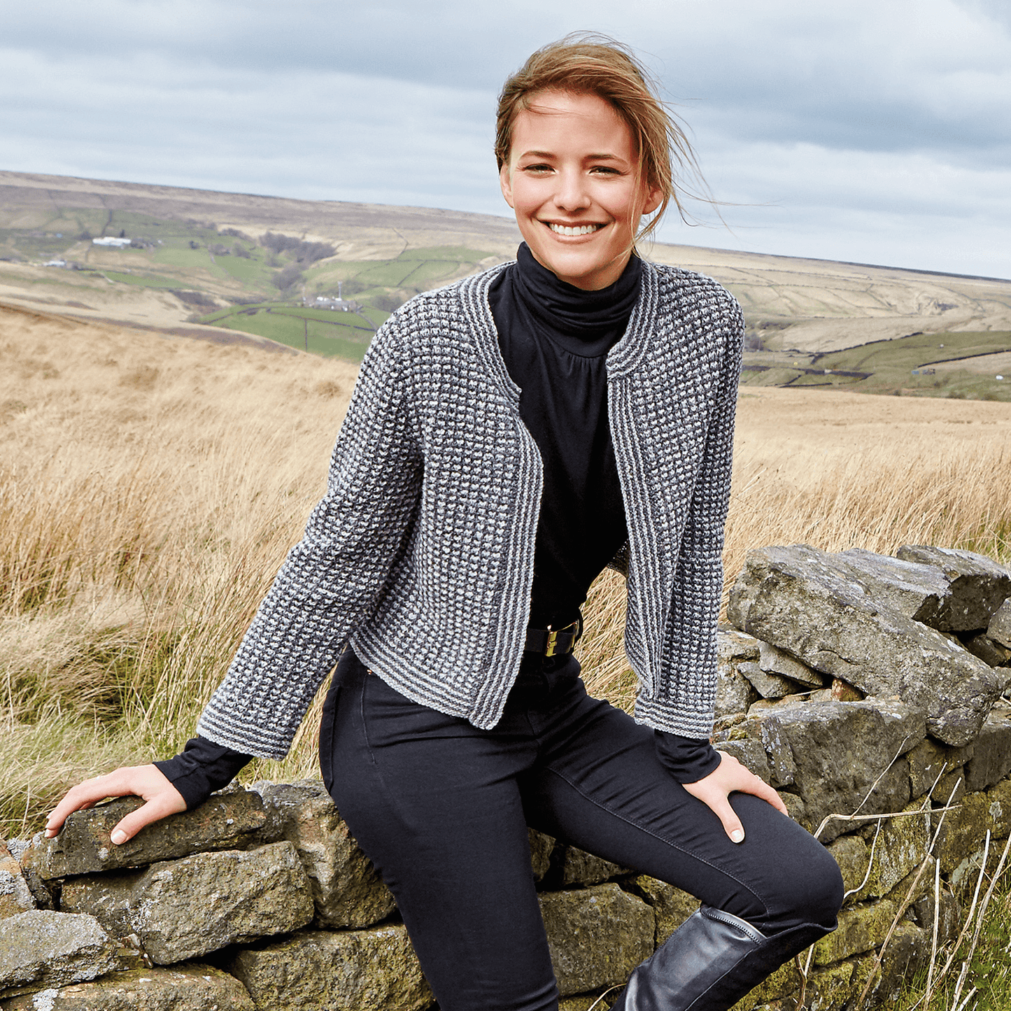 Rowan Valley Tweed 50gr Koyu Yeşil El Örgü İpi - SH 00118