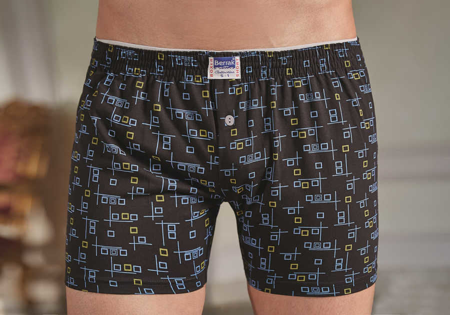 Berrak 1054 Erkek Boxer - Asorti - M