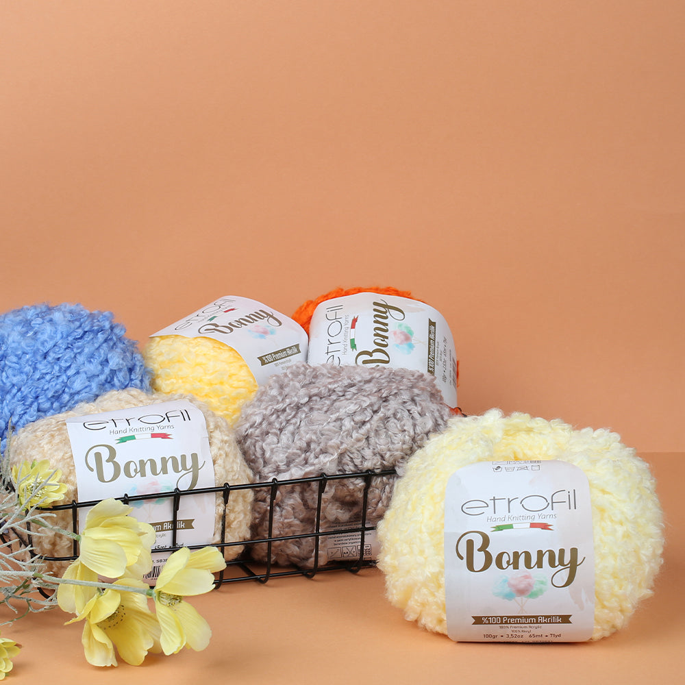 Etrofil Bonny Sarı El Örgü İpi - 72222