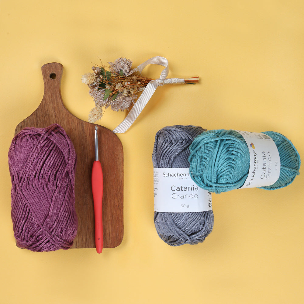 Schachenmayr Catania Grande 50 gr Yeşil El Örgü İpi - 03383