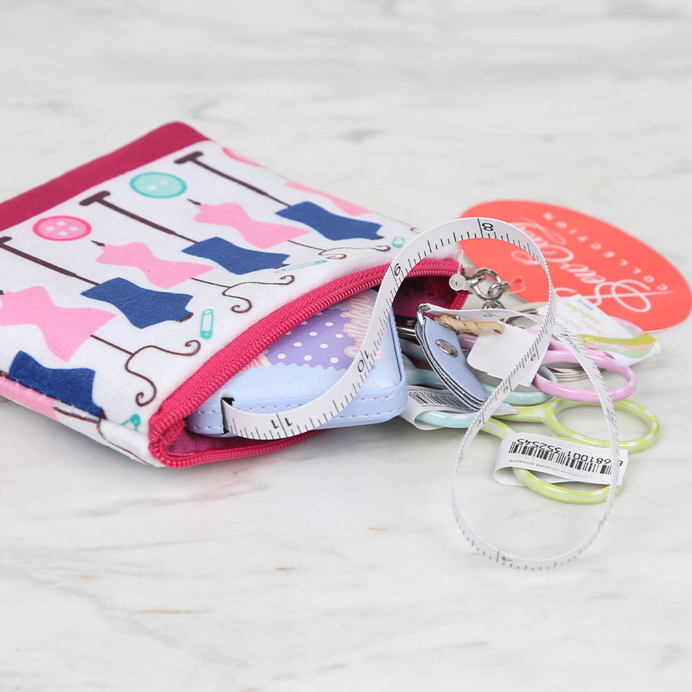 Sew Easy Kumaş Cüzdan Turuncu - 4646