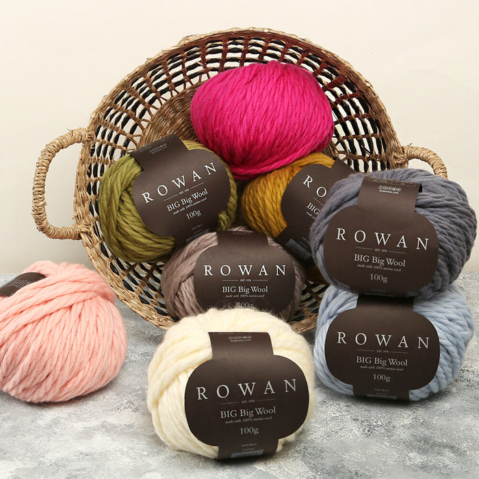 Rowan BIG Big Wool Vizon El Örgü İpi - 00212