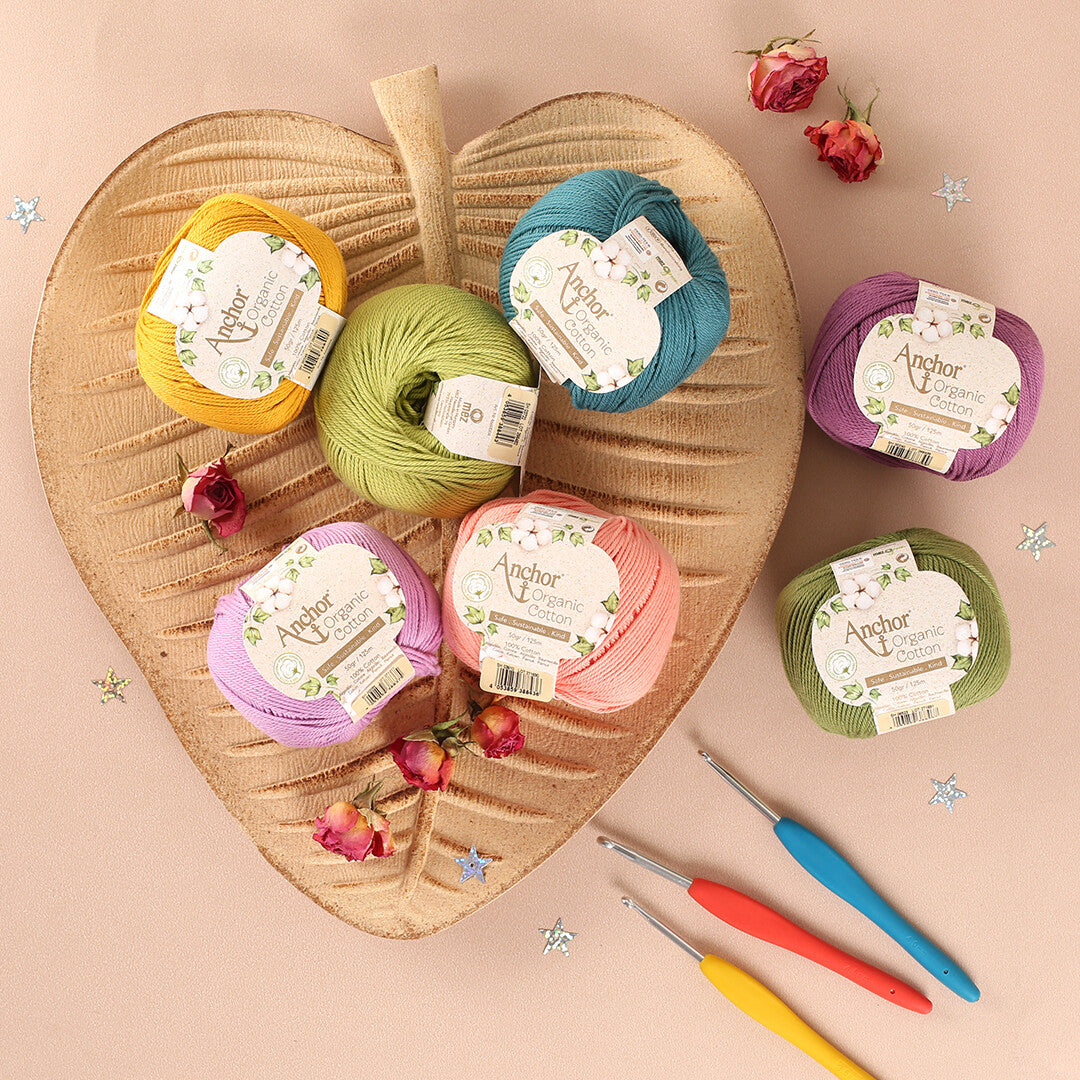 Anchor Organic Cotton Petrol Mavisi El Örgü İpi - SH 00671