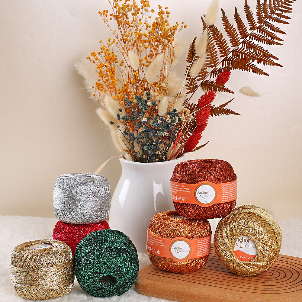 Anchor Metallic 5'li Paket Simli İp - A28N002-09061