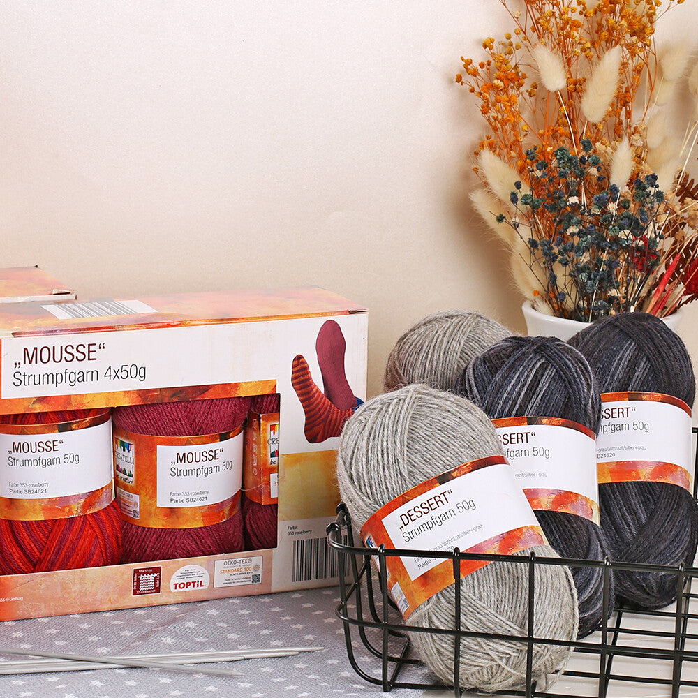 CREATELLI 4'lü Çorap İpi Kiti - 009