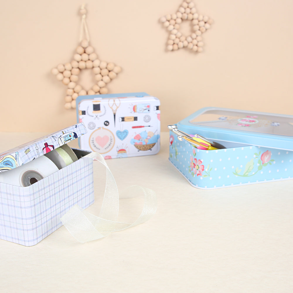 Nas Metal Saklama Kutusu - Mavi