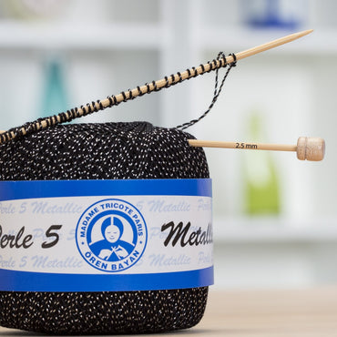 Örenbayan 5/2 Perle No: 5 Metalic Beyaz Dantel İpliği - 13 - 396