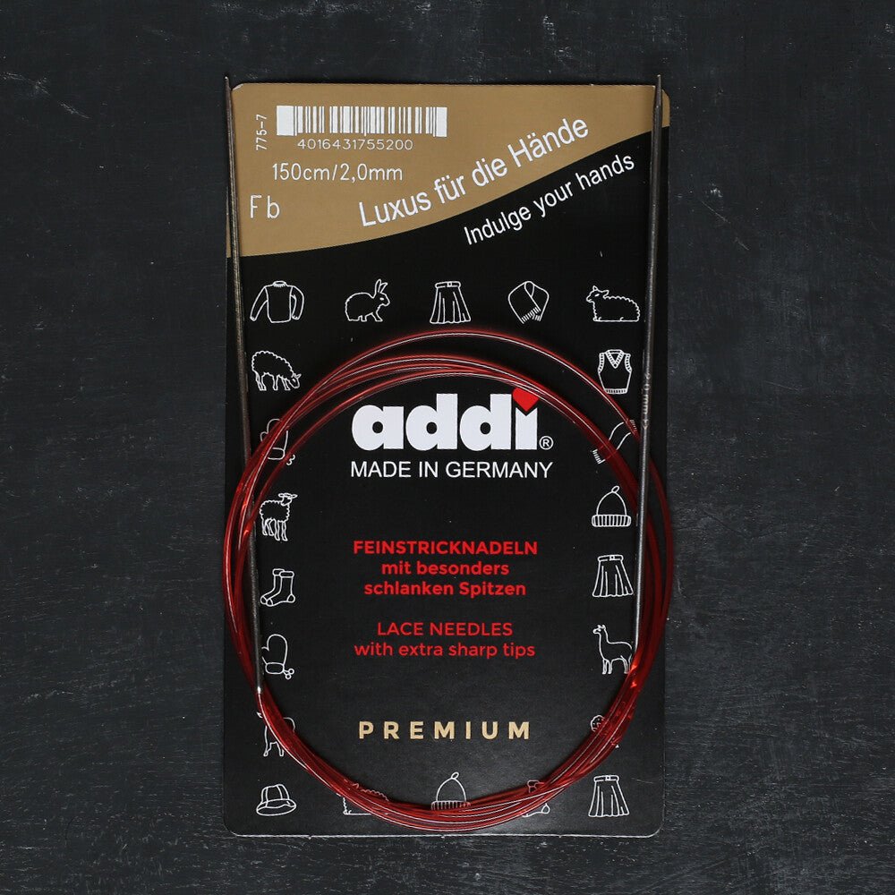 Addi 2,0mm 150cm Misinalı Dantel Şişi - 775-7 - Hobium