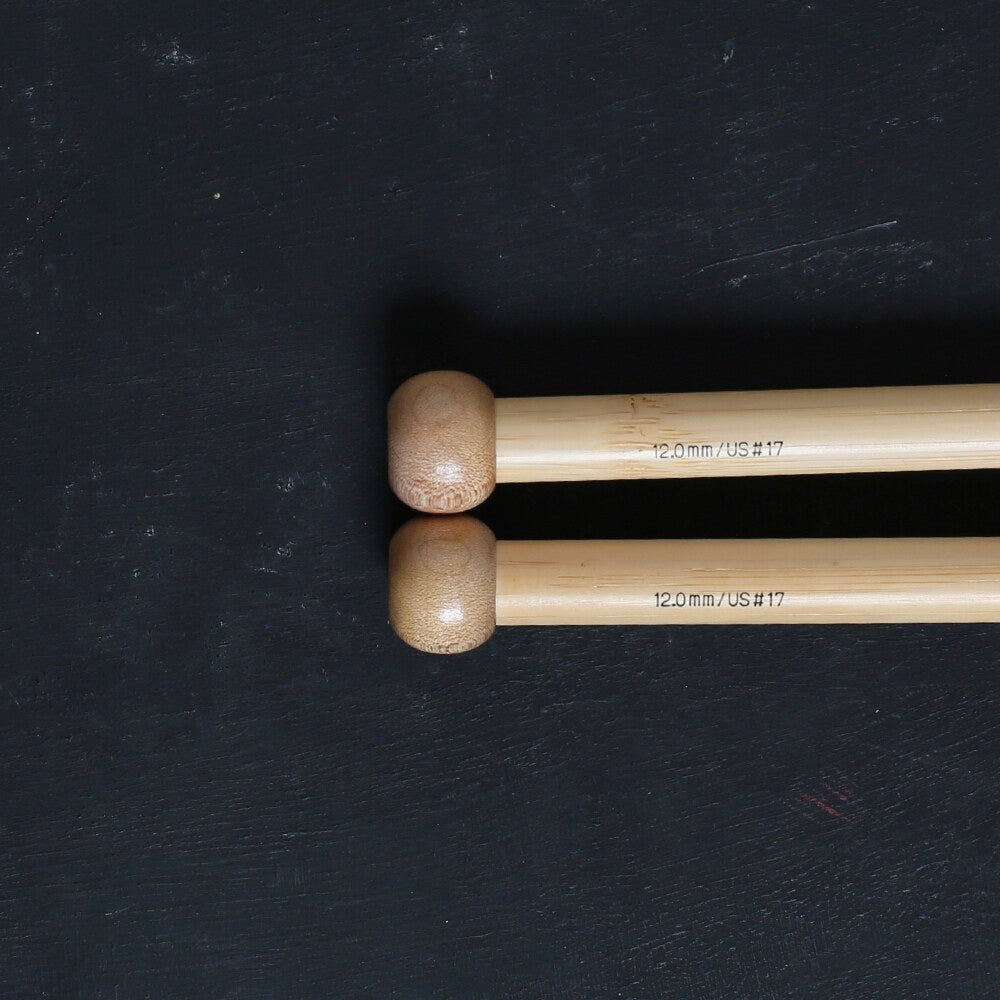 Addi Bambus 12 Mm 35 Cm Bambu Örgü Şişi - 500-7 - Hobium