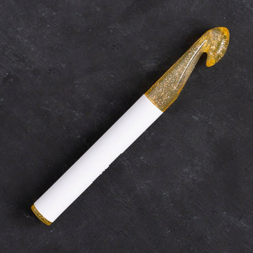 Addi Champagner 15mm 15cm Plastik Simli Yün Tığ - 445-7 - Hobium