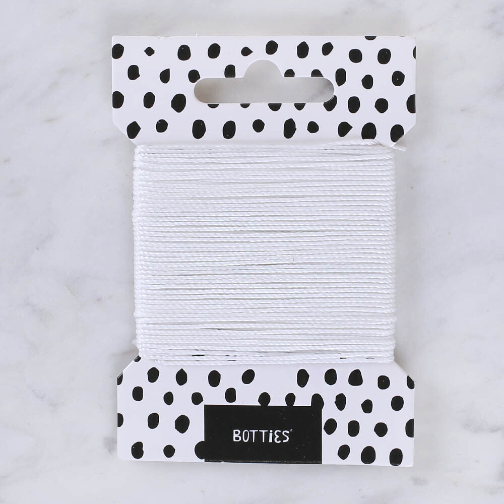 BOTTİES Örgü Ayakkabı Dikme İpi Beyaz 14m - N000