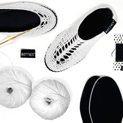 BOTTİES Örgü Ayakkabı Kiti S - Beyaz