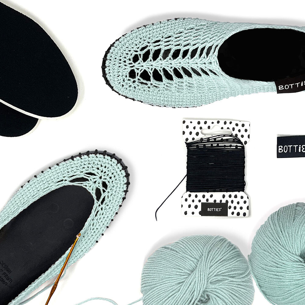 BOTTİES Örgü Ayakkabı Kiti XXS - Mint Yeşili