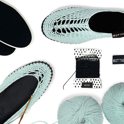 BOTTİES Örgü Ayakkabı Kiti XXS - Mint Yeşili