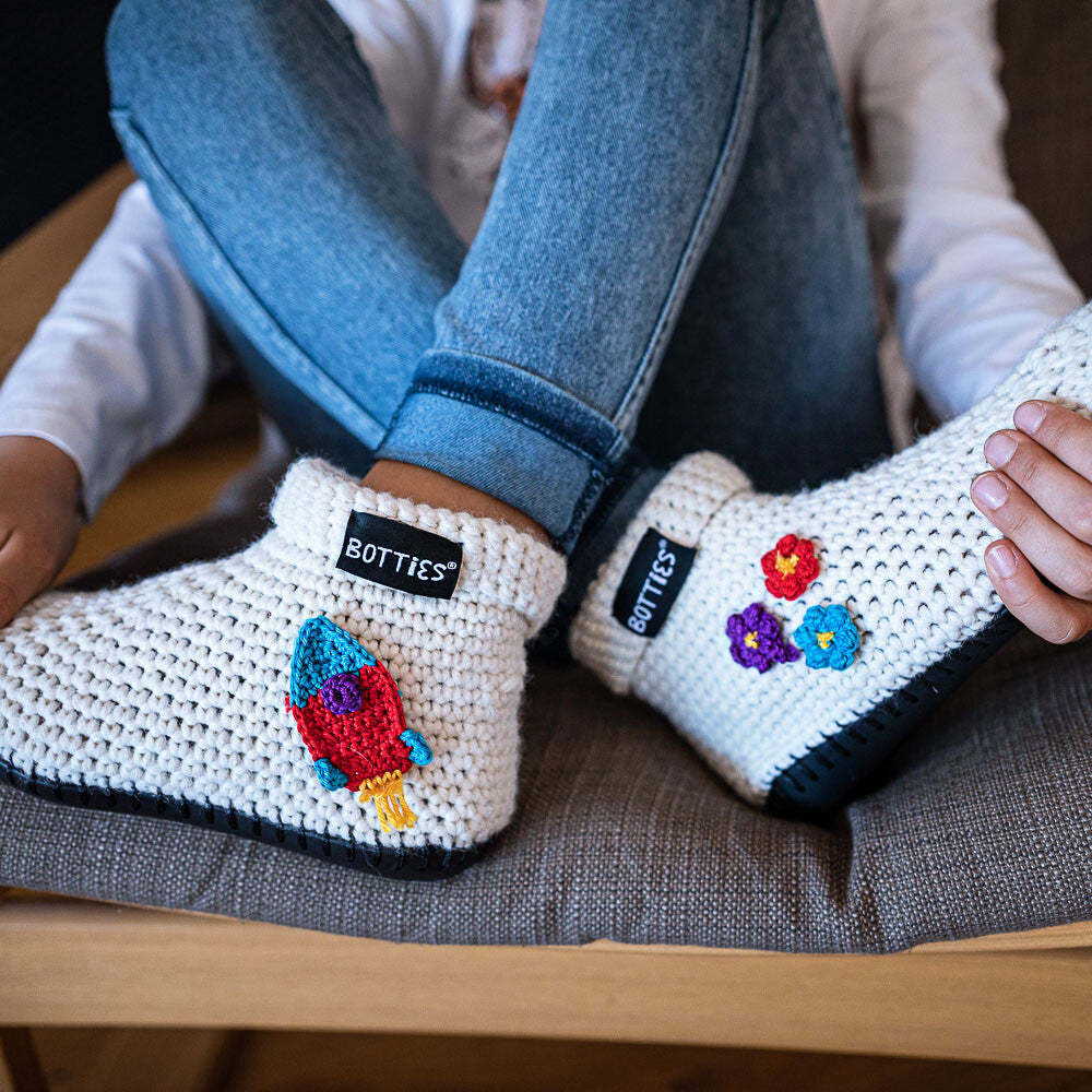 BOTTİES Kids Örgü Ayakkabı Kiti XXS - Krem 