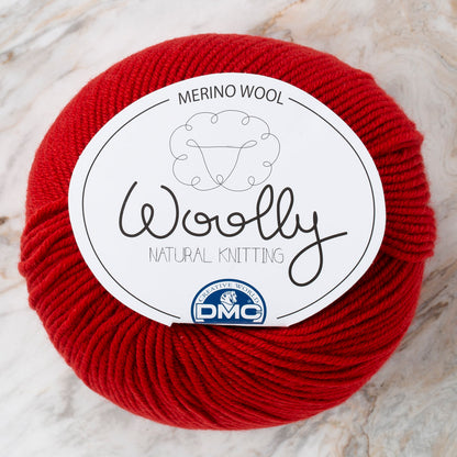 DMC Woolly Kırmızı Merino Bebek Yünü - 052
