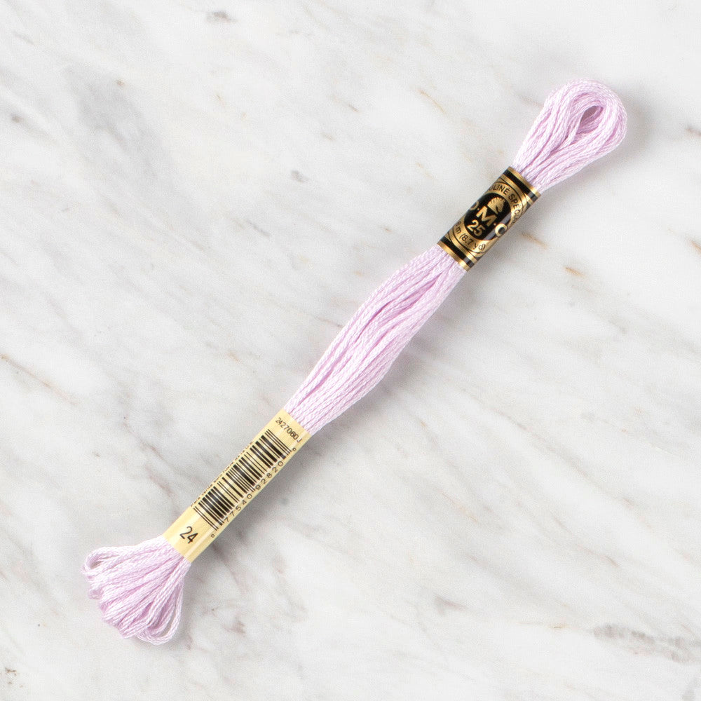 Dmc Muline Special 8 m Açık Pembe Nakış İpliği - 24