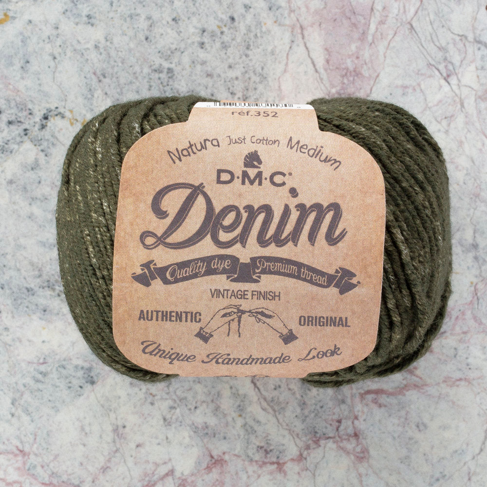 DMC Natura Denim Koyu Yeşil El Örgü İpliği - 08