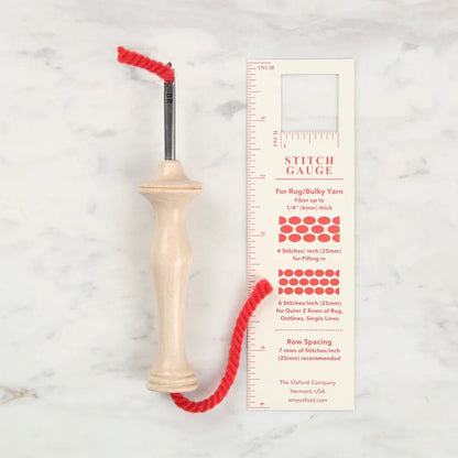 The Oxford Panç İğnesi 13 mm Kalın Uç Natural - 10001