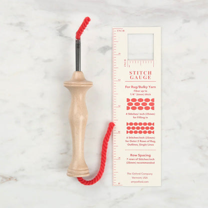 The Oxford Panç İğnesi 10 mm Kalın Uç Natural - 10002