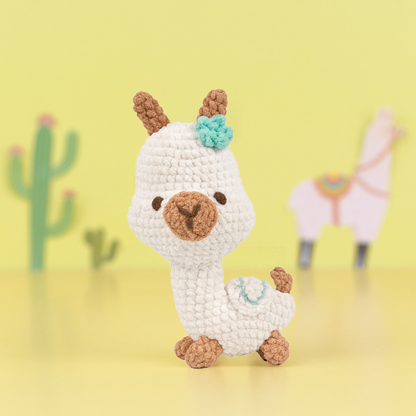 Hello Crafts Softie Amigurumi Kiti - Sevimli Lama - HSKA-02
