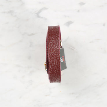 Knitme Sürgü Tokalı Çanta Askısı 135x1,5 cm Bordo BA-0001