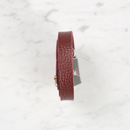 Knitme Sürgü Tokalı Çanta Askısı 135x1,5 cm Bordo BA-0001