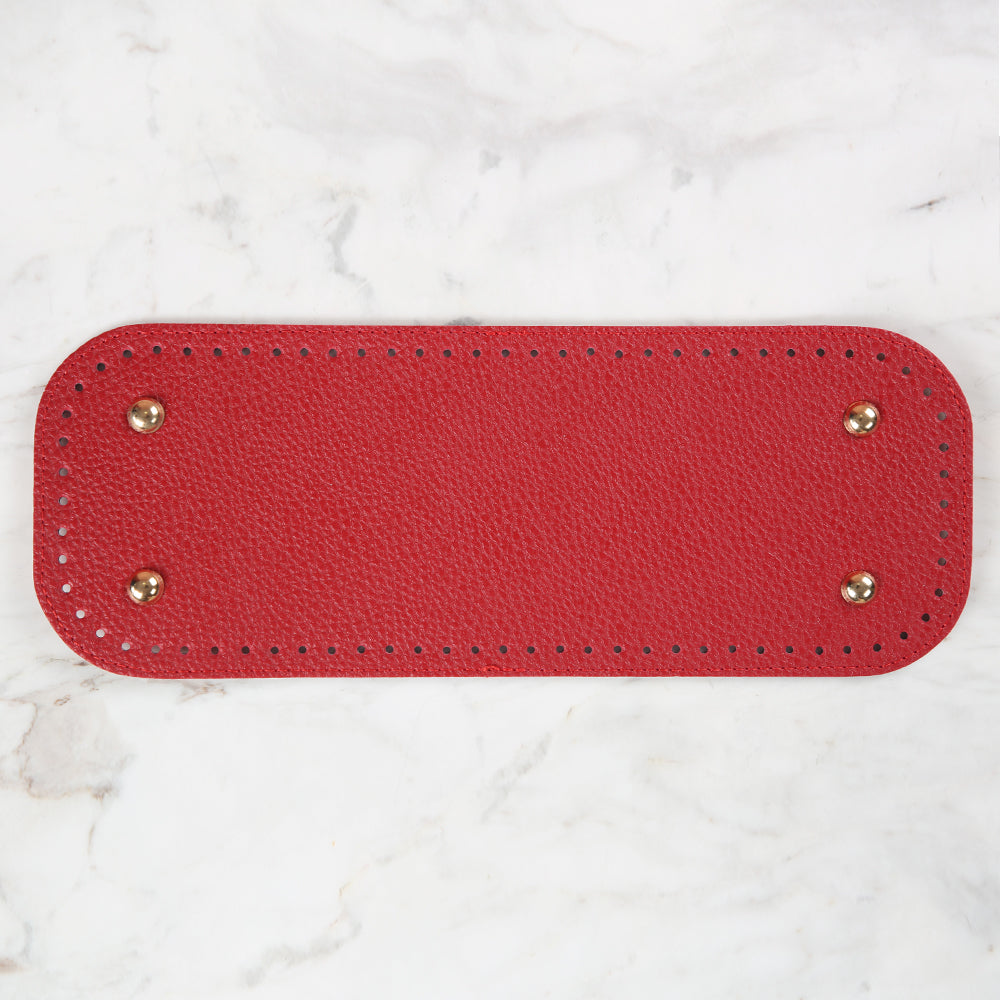 Knitme Çanta Tabanı 32x12 cm Kırmızı BA-0061