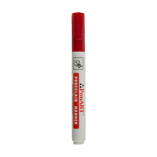 Ponart Kırmızı Porselen Kalemi