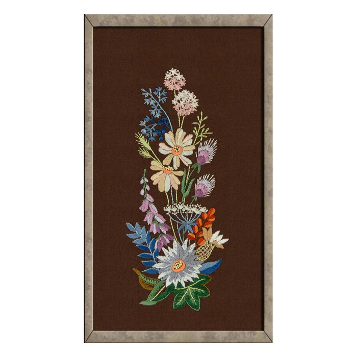 Duftin 40x50 cm Çiçek Desenli Tablo Çin İğnesi Nakış Kiti - 14335-AA0991