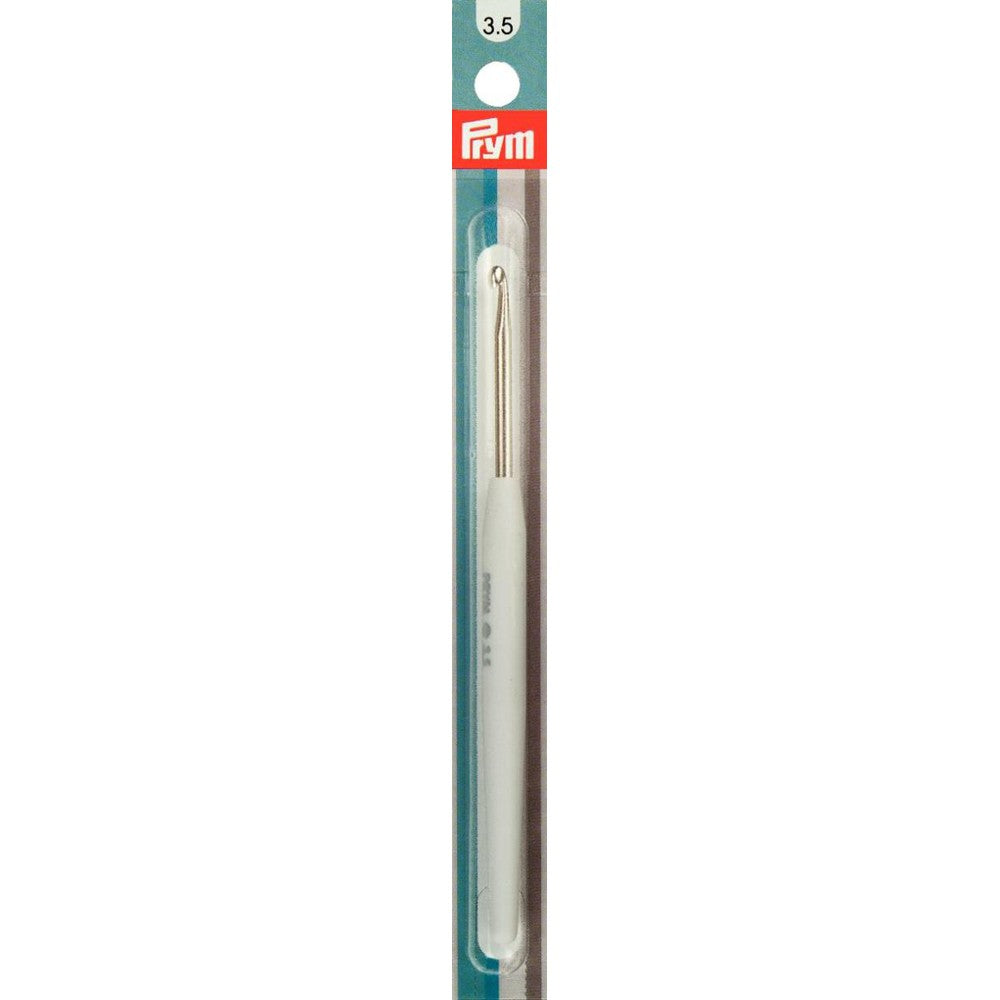 PRYM 3,5 mm 14 cm Beyaz Silikon Saplı Yün Tığ -  195343