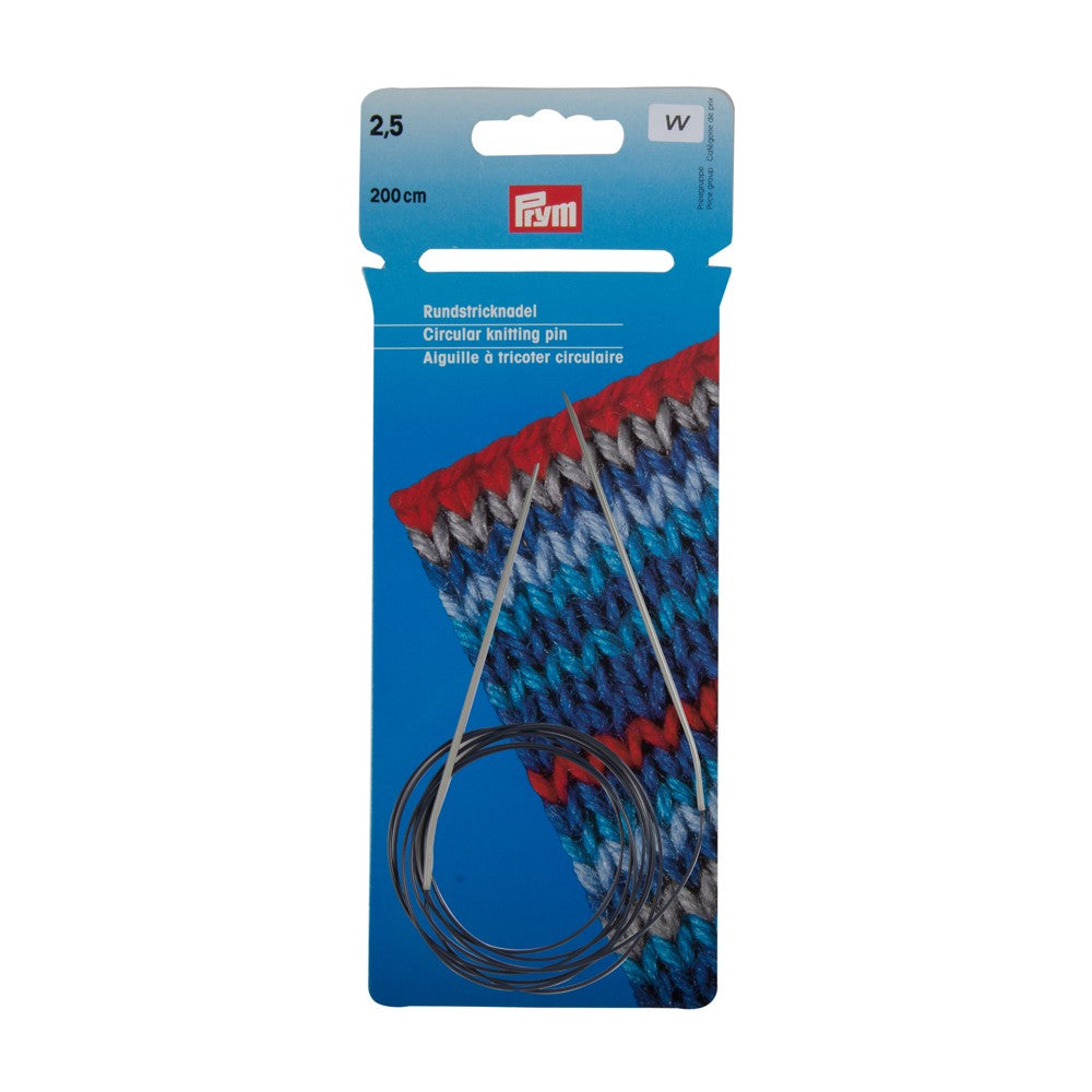 PRYM 2,5 mm 200 cm Klasik Misinalı Şiş - 211225