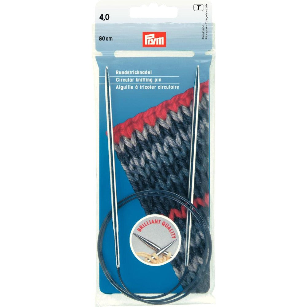 PRYM 4 mm 80 cm Parlak Misinalı Şiş - 212144