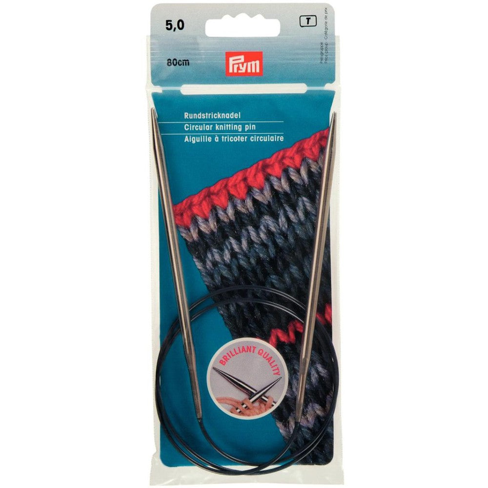 PRYM 5 mm 80 cm Parlak Misinalı Şiş- 212164