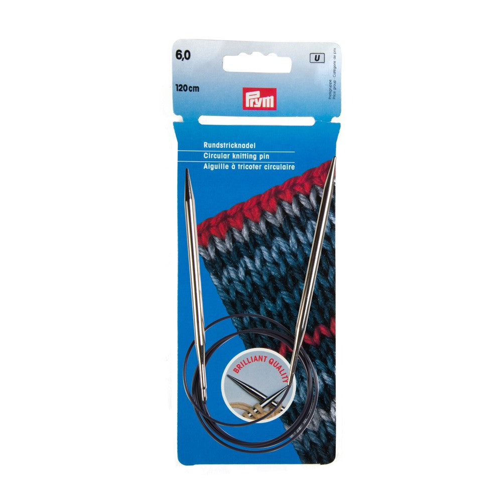 PRYM 6 mm 120 cm Parlak Misinalı Şiş -  212187