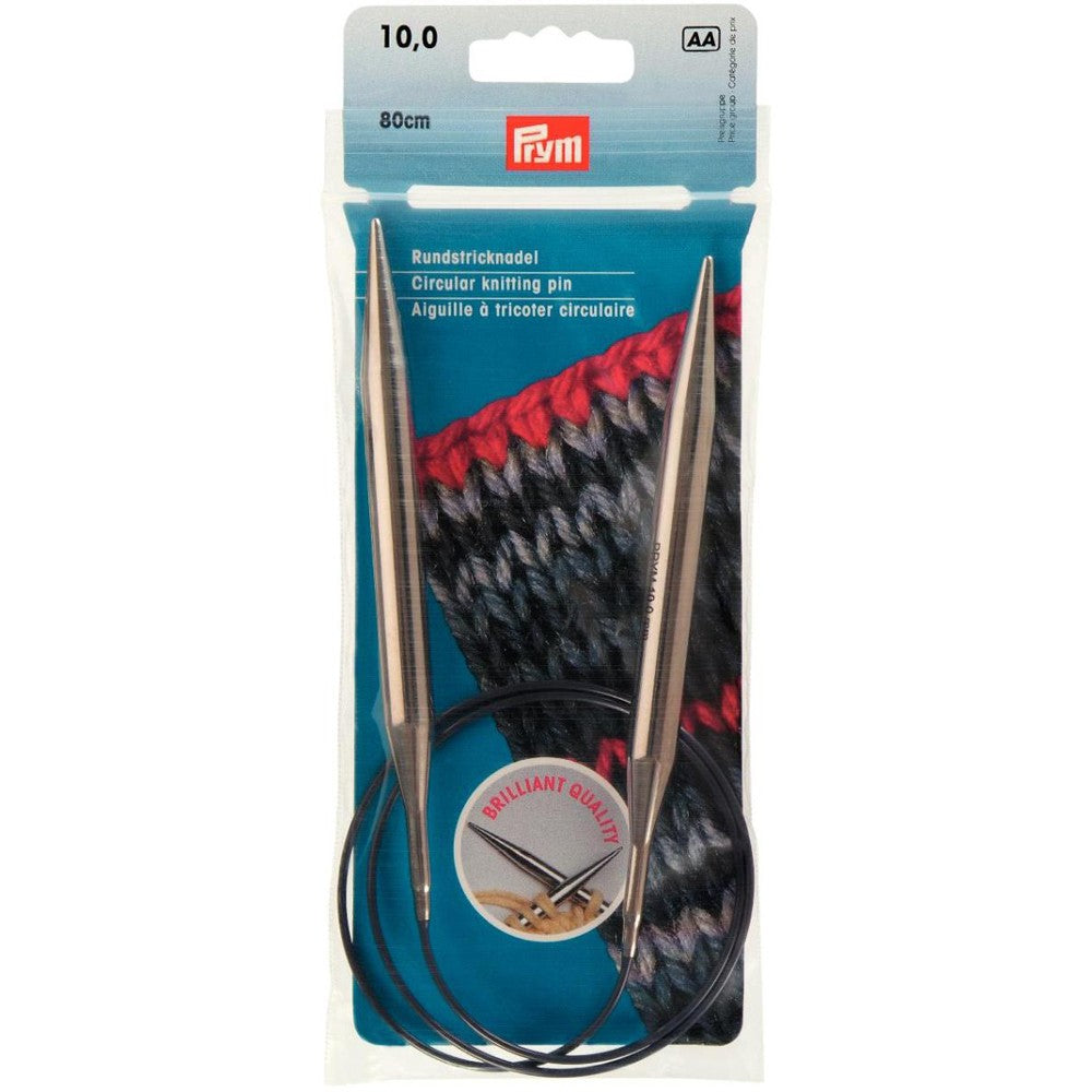 PRYM 10 mm 80 cm Parlak Misinalı Şiş -212234