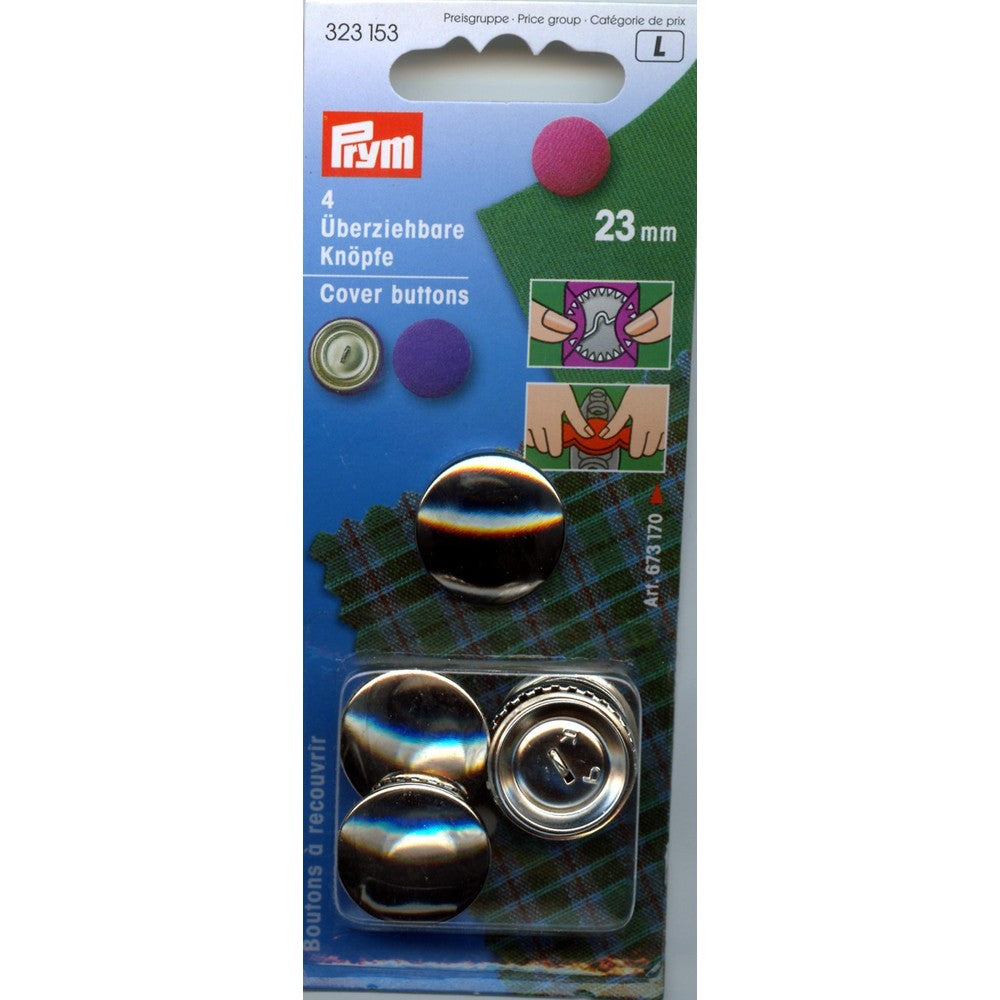 PRYM Metal Aparatsız Kaplama Düğme - 323153 