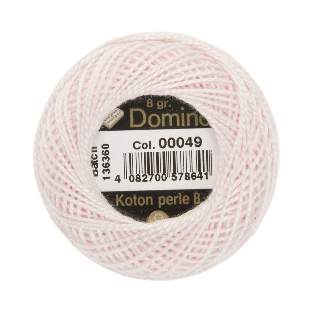 Domino Koton Perle 8gr Pembe No:8 Nakış İpliği - 00049