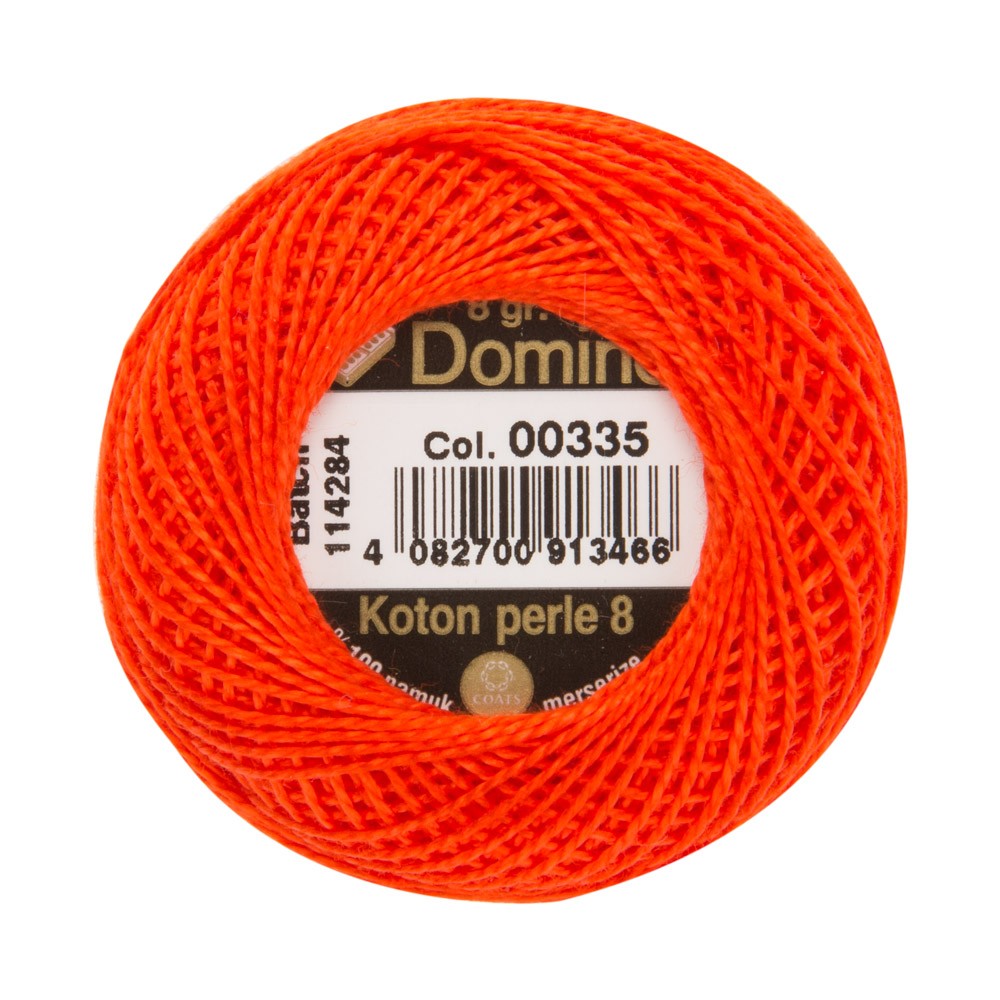 Domino Koton Perle 8gr Turuncu No:8 Nakış İpliği - 00335