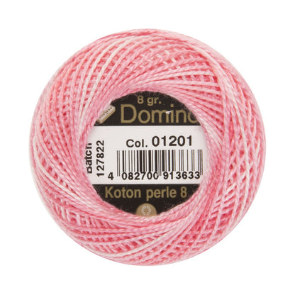 Domino Koton Perle 8gr Pembe No:8 Nakış İpliği - 01201