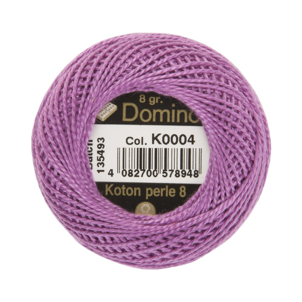 Domino Koton Perle 8gr Mor No:8 Nakış İpliği - K0004