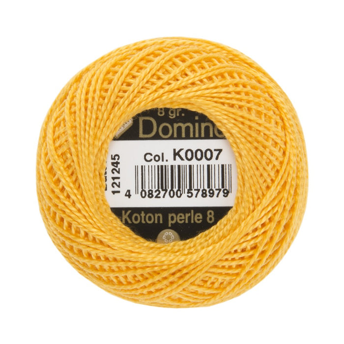 Domino Koton Perle 8gr Sarı No:8 Nakış İpliği - K0007