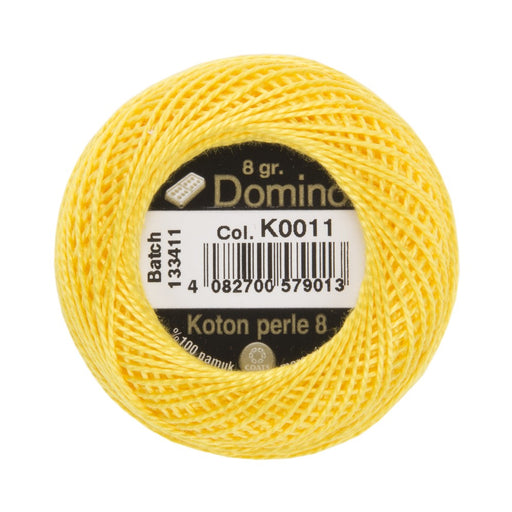 Domino Koton Perle 8gr Sarı No:8 Nakış İpliği - K0011