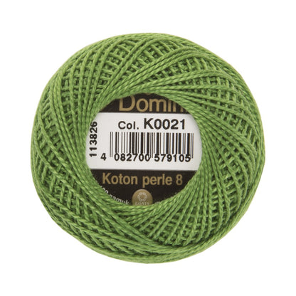 Domino Koton Perle 8gr Yeşil No:8 Nakış İpliği - K0021